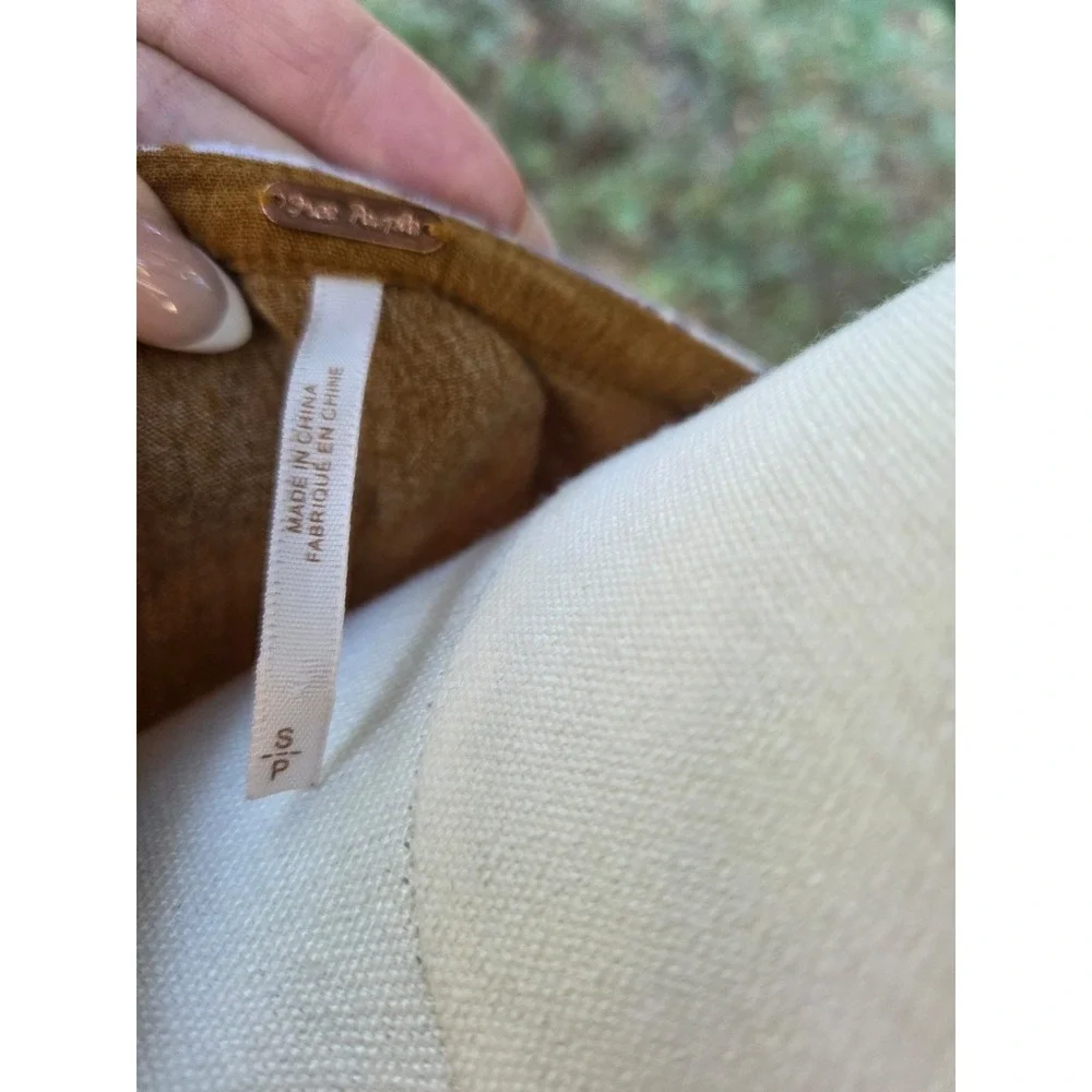 Free People Small Mustard‎ Floral Blouse - Picture 6 of 6